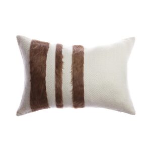Cowhide Stripe Accent Pillow