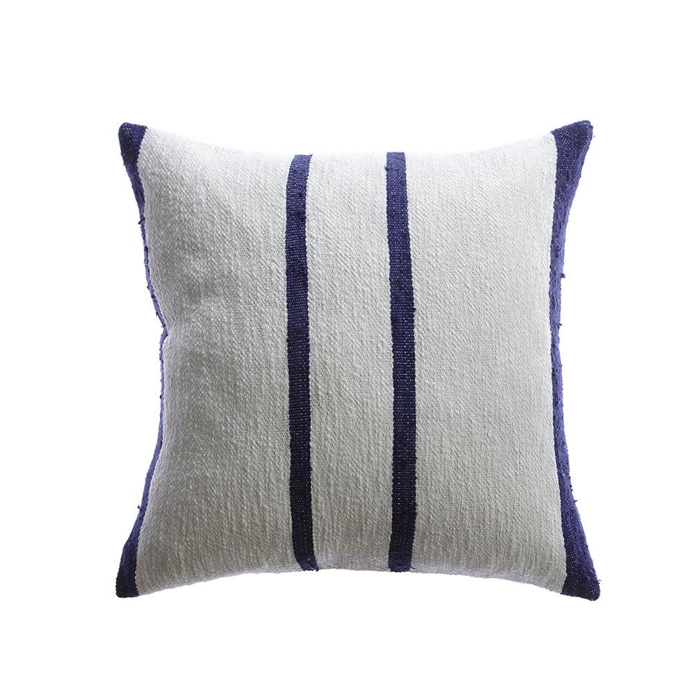 Rustic Striped Silk Pillow