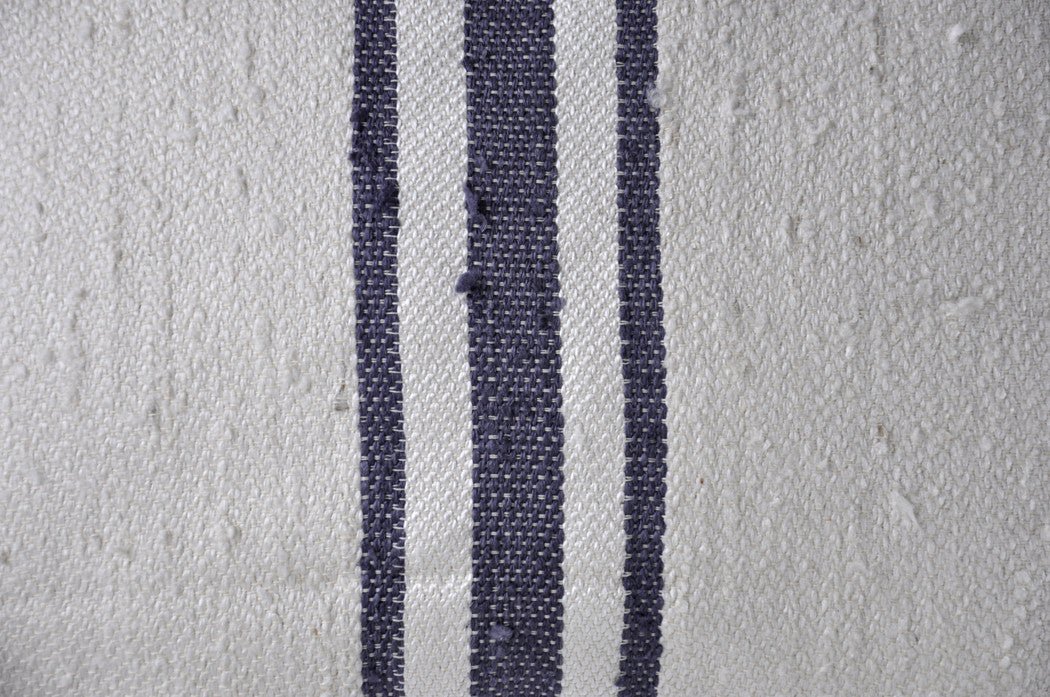 Central Stripe Raw Silk Pillow - Image 2