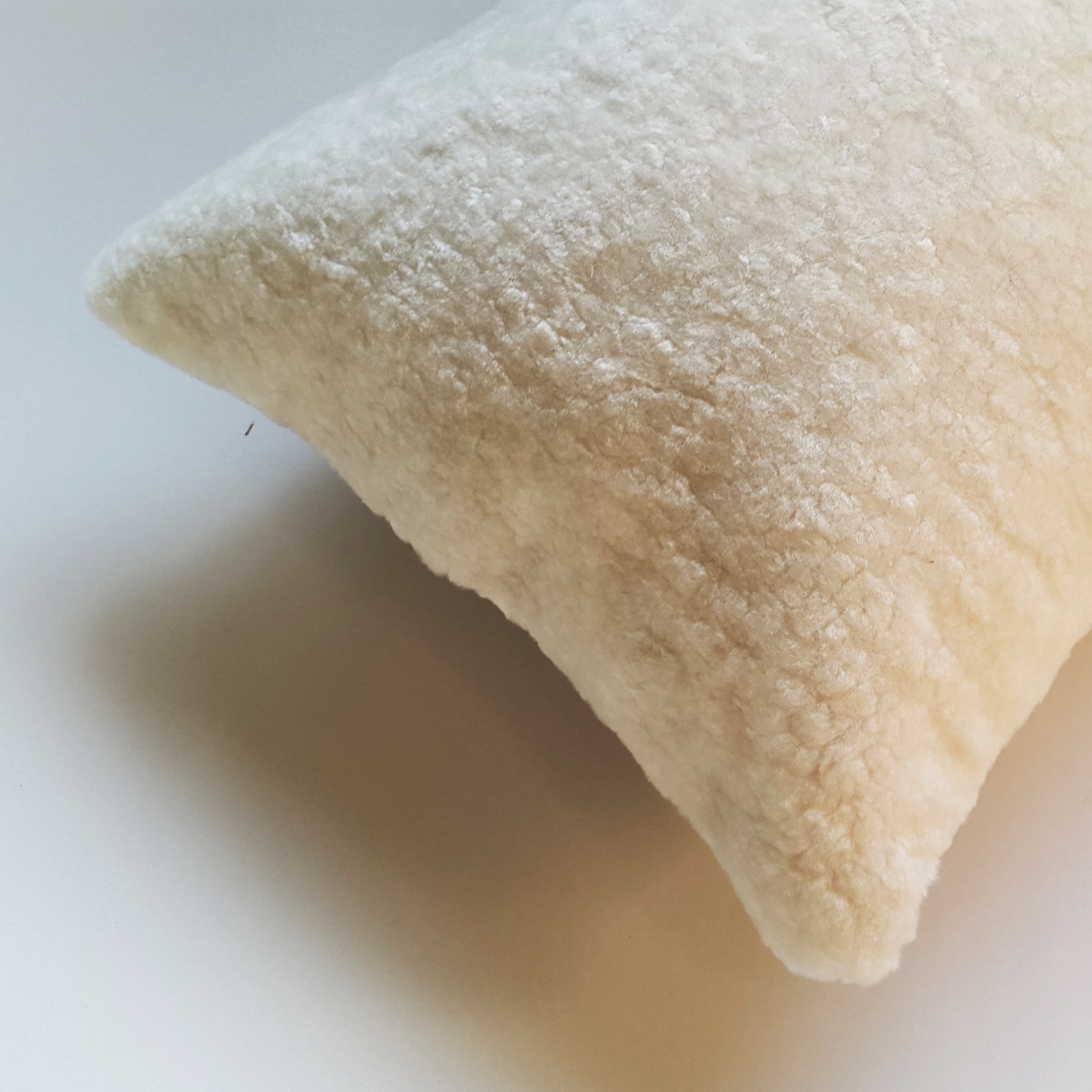 Plush Merino Shearling Cuddly Pillow