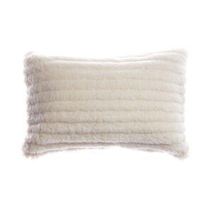 Striped Ultra Soft Shearling Pillow