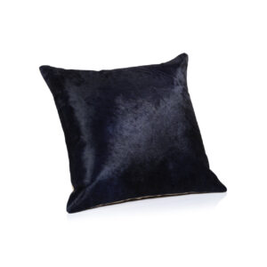 Hair on Hide Leather Throw Pillow