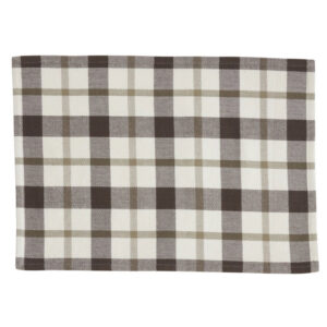 placemat - Plaid light brown (set of 4)