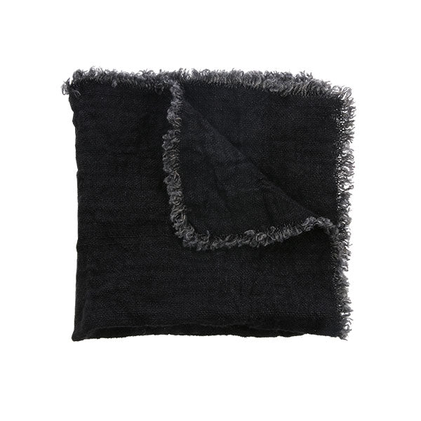 Linen Napkin - Charcoal (set of 2) - Image 2